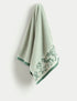 Marks & Spencer "Pure Cotton Woven Floral Towel"
